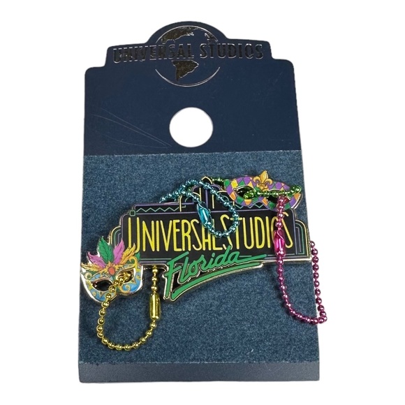 2021 Universal Studios Florida Mardi Gras Beads Pin - Picture 1 of 1
